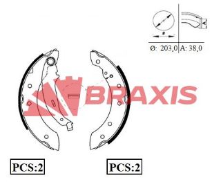 ARKA FREN BALATASI PABUC CLİO II LAGUNA I LOGAN SYMBOL I II TWINGO I SAXO XSARA P106 P206 P306 resmi