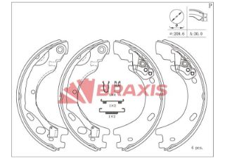 EL FREN BALATASI LAND ROVER DISCOVERY III IV 04> RANGE SPORT 05>13 resmi