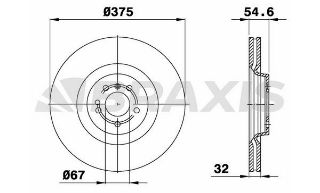 FREN DİSKI ÖN X164 06>12 W164 07>11 W251 07>14 resmi