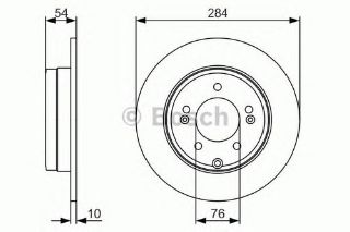 ARKA FREN DİSK AYNASI SONATA V 2.0 VVTI / 2.0 CRDI / 2.4 / 3.3 05> SONATA VI 2.4 09> resmi