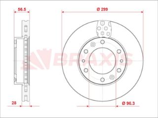 ÖN  FREN AYNASI (DİSKI) HYUNDAİ H350 2.5 CRDI 15> resmi