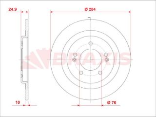 FREN DİSKI ARKA I40 11 > resmi