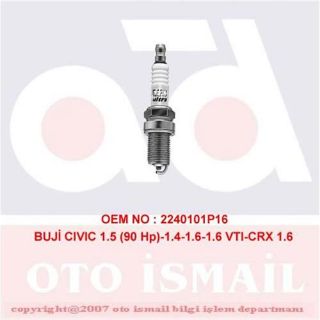 OE039/T10 BUJİ ACCENT 1.5I 16V-ELANTRA-CİVİC VI-R19 1.4 ENJ.-CLİO 1.4 ENJ.-PARTNER resmi