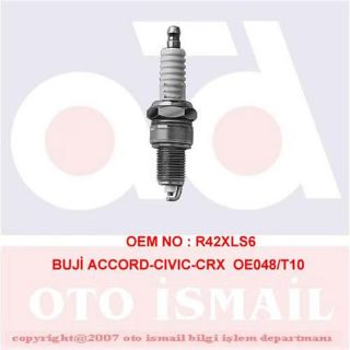 BUJİ OE048/T10 ASTRA SEDAN LD 1.8İ-ACCORD III 2.0 EX-CİVİC III SEDAN GTI-H100 2.4-COROLLA E8 1.3 resmi