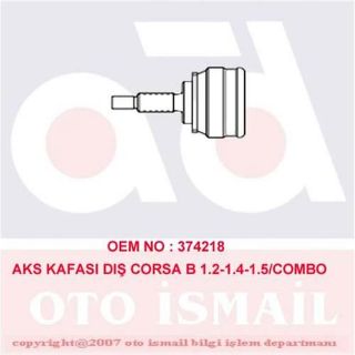 AKS KAFASI DIŞ CORSA B 1.2I-1.2I 16V-1.4I-1.5D 93-00 -COMBO 1.4-1.7 94-01 ABSLİ 151116 resmi