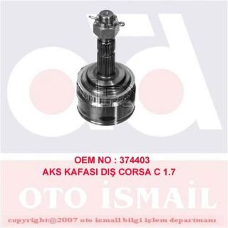 X AKS KAFASI DIŞ CORSA C 1.8 00 MERİVA 1.3CDTI 03 COMBO 1.7DI-1.7DTI 16V 01 151451 resmi