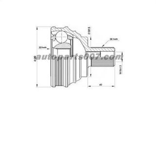 DIS AKS KAFASI (VW CADDY 04-  GOLF 04-14  PASSAT 06-15  AUDI A3 04-  SEAT LEON 06-) resmi