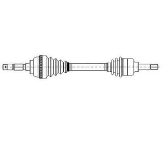 X AKS ÖN SOL FİESTA V-FUSION 1.4 TDCI 01-08 resmi