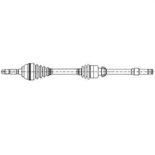 X AKS ÖN SAĞ FİESTA V-FUSION 1.4 TDCI 01-08 resmi