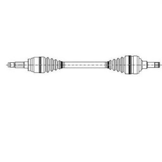 X AKS ÖN SAĞ ASTRA G 1.4 16V-1.6-1.6 16V-1.7TD 98-05 17-0555 resmi