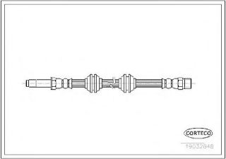 FREN HORTUMU ÖN V-CLASS 638/2 97>03 VİTO 638 96>03 SPRINTER 96>06 resmi