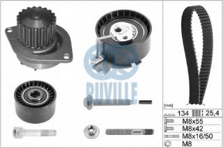 TRİGER SETİ+DEVİRDAİM 1.6 16V BNZ. 206/301/307 02- resmi