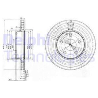 FREN DİSKİ ÇİFTLİ PAKET - BOYALI MERCEDES E200-E220-E240-E270-E280-E320 04/2002 A2114210712-A2114210812-A211421081264 resmi