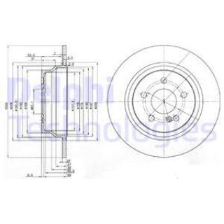 FREN DİSKİ ÇİFTLİ PAKET MERCEDES CLS220-CLS250-CLS350-CLS500-E200-E200CGI-E220-E240-E250-E270-E280 A21142330712 resmi