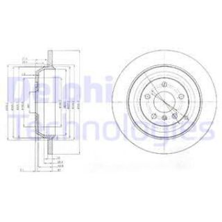 FREN DİSKİ ÇİFTLİ PAKET MERCEDES ML300-ML320-ML350-ML420-ML500-ML63-R280-R320-R350-R63 07/2005 resmi