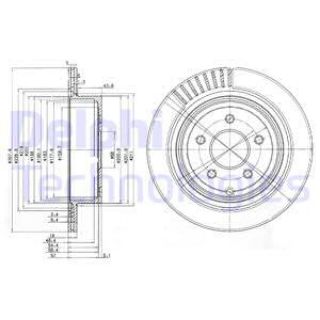 FREN DİSKİ ÇİFTLİ PAKET INFINITI-NİSSAN-EX35-FX35-FX37-FX45-G37-Q50-Q60-MURANO 01/2003 resmi