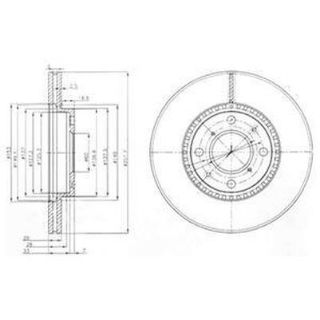 FREN DİSKI ÖN (4D 252MM) SWİFT III SG 1.3 4X4.1.3.1. 05- resmi