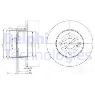 FREN DİSKİ ÇİFTLİ PAKET TOYOTA COROLLA 10/1999 12/2001 resmi