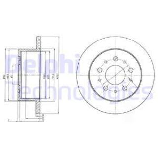 FREN DİSKİ ÇİFTLİ PAKET CITROEN-FIAT-PEUGEOT-JUMPER-RELAY-DUCATO-BOXER 04/2006 51740245-51749274-51848617 resmi