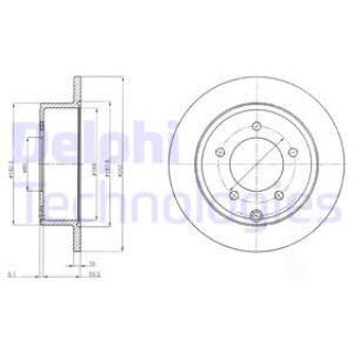 FREN DİSKİ ÇİFTLİ PAKET DODGE-JEEP-AVENGER-CALIBER-COMPASS-PATRİOT 10/2006 resmi