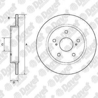 FREN DİSKI ARKA (5D 270MM) AURIS 12- COROLLA 07- resmi