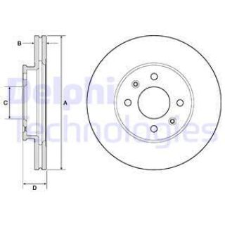 ÖN  FREN DİSK AYNASI HAVALI ACCENT BLUE 1,4 BENZİNLİ 1,6 CRDI 2011> KİA RİO 1,2 1,4 BENZİNLİ 1,4 DIZEL 2011> 256 MM resmi