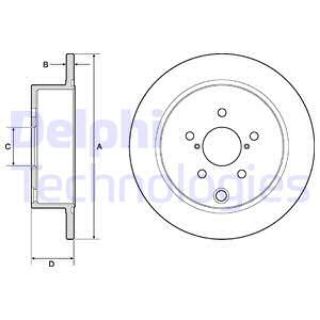 FREN DİSKİ ÇİFTLİ PAKET - BOYALI SUBARU FORESTER-IMPREZA-XV 03/2012 resmi