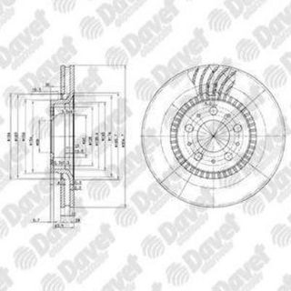 ÖN FREN AYNASI ADET VOLVO S60 00-10 S80 98-06 V70 97-07 XC70 00-07 305X25X5DLX 2741700-2741702-31262707-31400740-9492715 resmi