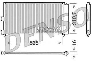 KLİMA KÖNDENSERİ DOBLO 01 İDEA 04 PUNTO 03 YPSİLON 06-11 1.3 JTD-1.9JTD 565X310.7X16 resmi