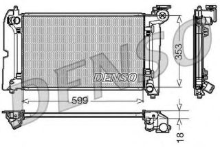 SU RADYATORU (TOYOTA: COROLLA 02>07 1.4 VVTI -1.6 VVTI / AVENSIS 03>08 1.6-1.8 / VERSO 04>07 BENZINLI "MANUEL" ) resmi