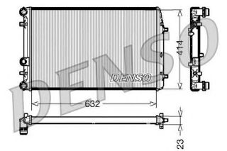 SU RADYATORU- (VW POLO 02-10  SEAT IBIZA 02-10  SKODA FABIA 00-10) BKY-BBZ resmi