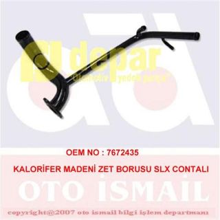 KALORİFER MADENİ ZET BORUSU SLX CONTALI resmi