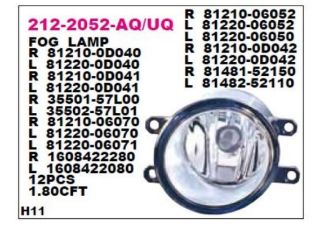 SİS LAMBASI COROLLA 07-12 AURIS  RAV4  YARİS  AVENSİS  SWİFT 06- ÖN SAĞ resmi