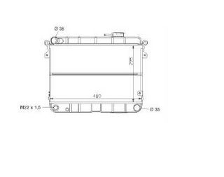 SU RADYATÖRÜ FIAT TOFAŞ M131 ALEMINYUM resmi