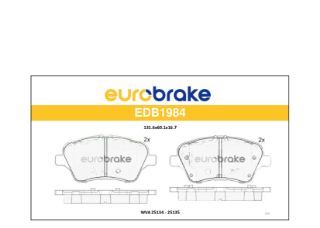 ÖN BALATA FORD FİESTA VI 1.0-1.5 TDCI-1.6 12 BMAX-COURIER 1.0-1.4-1.5 TDCI 1.6-1.6 TDCİ 12 GDB1959-FDB4612-LP2474 resmi