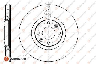 ERP FREN DİSKİ ÖN (TEKLİ) B.M 308 / 3008 / 5008 / DS4 / C4 (C41) 07- resmi