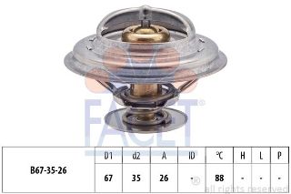 TERMOSTAT BMW E36 E30 E34 M50 M52 88° resmi