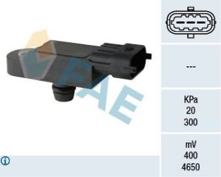 BASINC (TURBO) SENSÖRÜ  QASHQAI NOTE JUKE MİCRA 1.5 DCI K9K DOKKER DUSTER LOGAN II SANDERO II C APTUR CLİO IV KANGOO III MEGANE III SCENİC III 1,5DCI K9K resmi