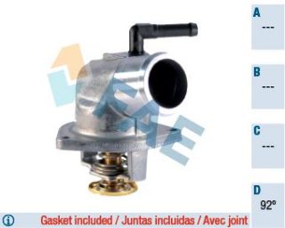 TERMOSTAT ASTRA G ZAFIRA A TIGRA A CORSA B X16XE X14XE resmi