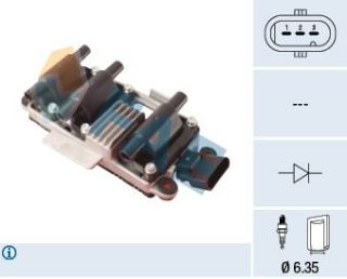 ATEŞLEME BOBİNİ (KALEM ) MONDEO IV 07>14 1.6 ECOBOOST VOLVO S60 II (134) T3 10> S80 II (124) T4 10> resmi