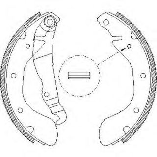 KAMPANA BALATA ( OPEL: CORSA-TIGRA-ASTRA 1.4 (93-00) resmi