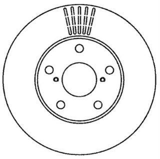 ÖN  FREN AYNASI HAVALI RAV 4 00-05 275X5 resmi