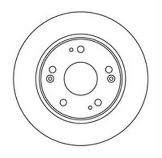 FREN DİSKİ ARKA ACCORD VII 03>08 DÜZ 260MM resmi