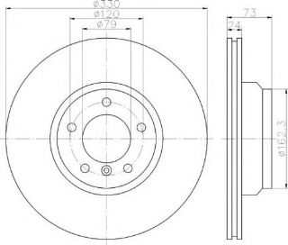 ÖN  FREN DİSKI BMW E90 E81 E82 E88 3.25 3.30 330MM resmi