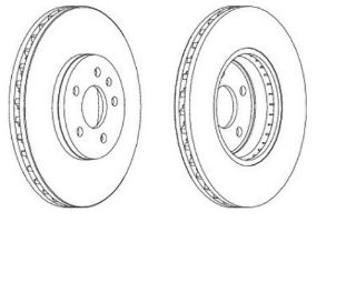 ÖN  FREN AYNASI HAVALI SAĞ SOL AUDI A4 A5 Q5 (320X30MM) 08>> resmi