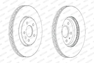 ÖN  FREN DİSKI 17 INCH ASTRA J ZAFİRA C CASCADA resmi