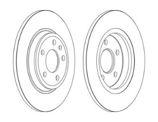 FREN DİSKİ ARKA BM A4-A5-Q5 15- resmi