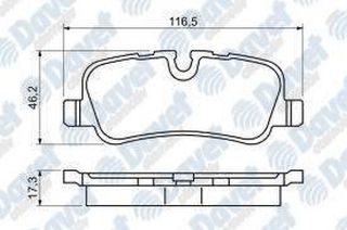 FREN BALATASI ARKA RANGE ROVER SPORT 05>13 DISCOVERY 04> resmi