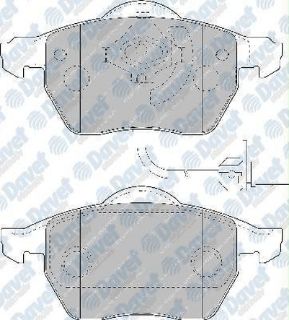 ÖN  FREN BALATASI A4 A6 1.8T 1.9TDI 95- PASSAT 1.8T 1.9TDI 95-00 GOLF IV 1.9TDI SUPERB 02- FISLI resmi