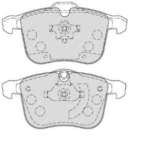 ÖN  FREN BALATASI VECTRA C GTS 3,2 V6 (08 / 02 ) VECTRA C KOMBİ 3,2 V6 10 / 03> ABSLI ARACLAR ICIN resmi